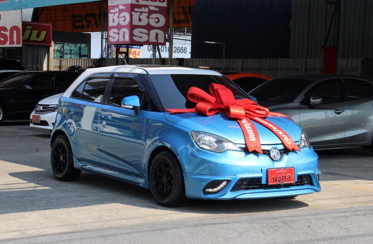 MG MG3 2016 1.5 X Sedan เบนซิน ไม่ติดแก๊ส เกียร์อัตโนมัติ น้ำเงิน รูปที่ 2