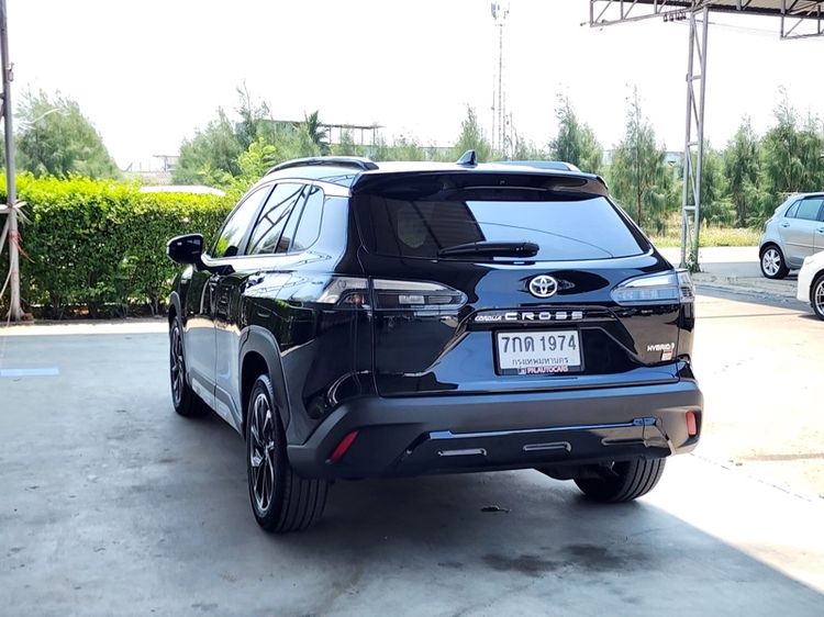 Toyota Corolla Cross 2022 1.8 Hybrid Premium Safety GR Sport Sedan ไฮบริด ไม่ติดแก๊ส เกียร์อัตโนมัติ ดำ รูปที่ 2