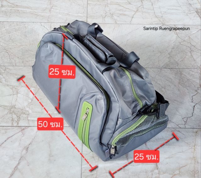 KASIKORNTHAI Duffle Bag กระเป๋าเดินทาง กระเป๋ากีฬา กระเป๋าเข้ายิม อเนกประสงค์ รูปที่ 17