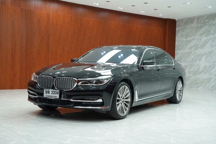 BMW Series 7 2018 740Le Sedan เบนซิน เกียร์อัตโนมัติ ดำ รูปที่ 3