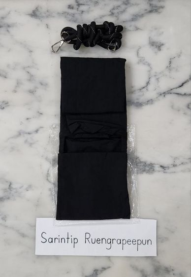 STARBUCKS 2-Way Foldable Bag-Black กระเป๋าอเนกประสงค์พับได้ 2 ฟังก์ชัน (สีดำ) รูปที่ 8