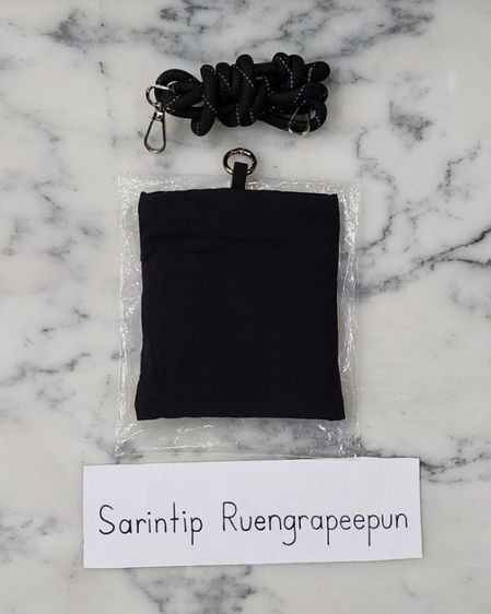 STARBUCKS 2-Way Foldable Bag-Black กระเป๋าอเนกประสงค์พับได้ 2 ฟังก์ชัน (สีดำ) รูปที่ 7