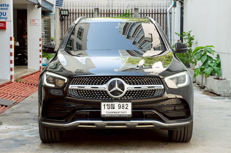 Mercedes-Benz GLC-Class 2020 GLC300e Utility-car ปลั๊กอินไฮบริด (PHEV) ไม่ติดแก๊ส เกียร์อัตโนมัติ ดำ รูปที่ 3