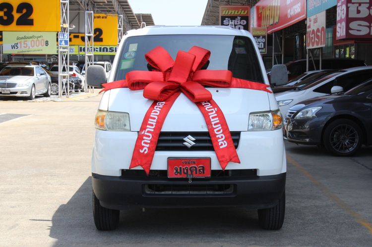 Suzuki Carry 2018 1.6 Pickup เบนซิน ไม่ติดแก๊ส เกียร์ธรรมดา ขาว รูปที่ 2