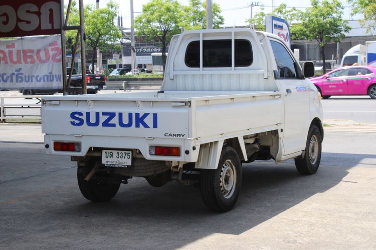Suzuki Carry 2018 1.6 Mini Truck Pickup เบนซิน ไม่ติดแก๊ส เกียร์ธรรมดา ขาว รูปที่ 4