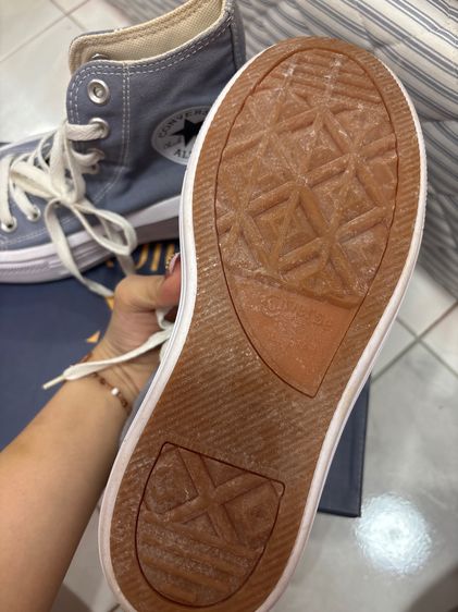 Converse A06500C Chuck Taylor All Star Move Hi Denim Womens  รูปที่ 3