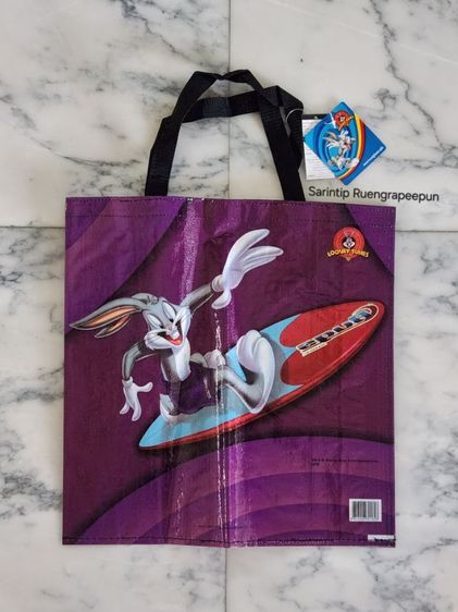 LOONEY TUNES กระเป๋ากระสอบ ขนาด 40×40 ซม. รูปที่ 2