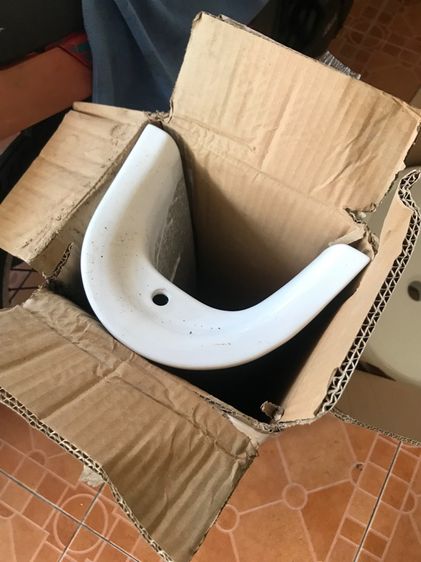 อ่างล้างหน้าพร้องขาตั้ง 1 ชุด 700.-ของใหม่ รูปที่ 2