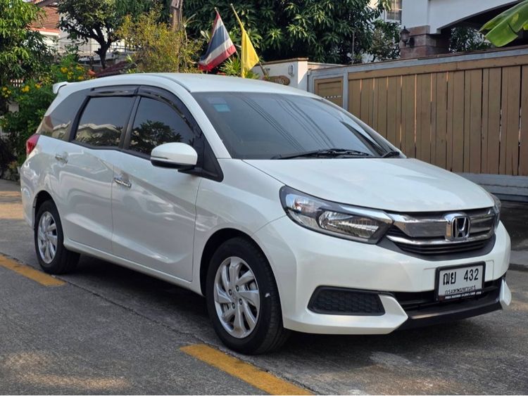 Honda Mobilio 2019 1.5 V Sedan เบนซิน ไม่ติดแก๊ส เกียร์อัตโนมัติ ขาว รูปที่ 3