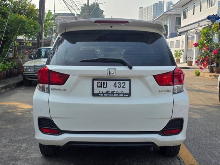 Honda Mobilio 2019 1.5 V Sedan เบนซิน ไม่ติดแก๊ส เกียร์อัตโนมัติ ขาว รูปที่ 4
