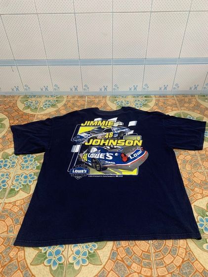 เสื้อเสื้อวินเทจ NASCAR ปี 2004 ลาย Jimmie Johnson 48 Lowe's ป้าย Racing Champions ไซส์ 3XL รูปที่ 2