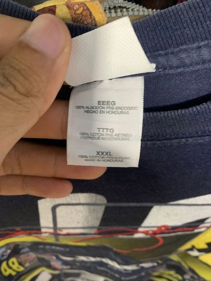 เสื้อเสื้อวินเทจ NASCAR ปี 2004 ลาย Jimmie Johnson 48 Lowe's ป้าย Racing Champions ไซส์ 3XL รูปที่ 4