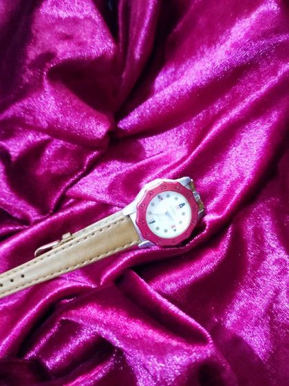 นาฬิกาข้อมือวินเทจ GIANINI MILAN หน้าปัดขาว ขอบแดง ดีไซน์คลาสสิก รูปที่ 6