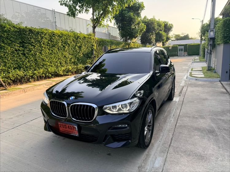 BMW X3 2021 2.0 xDrive20d 4WD Utility-car ดีเซล เกียร์อัตโนมัติ ดำ รูปที่ 2
