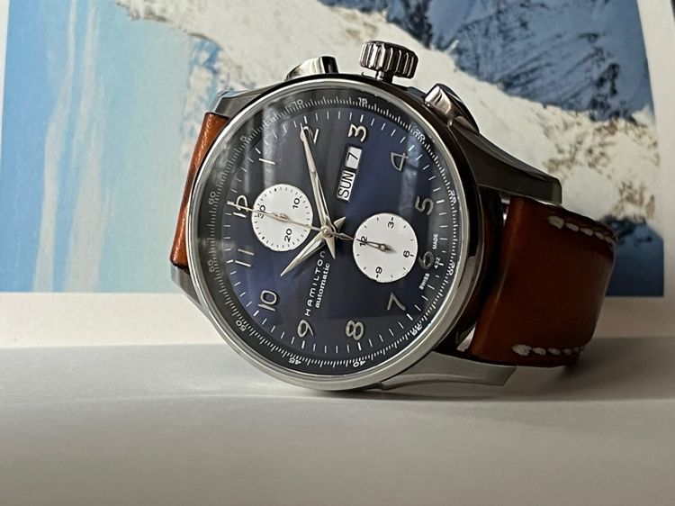 Hamilton Jazzmaster Automatic Chronograph ปี 2024 สภาพ 95 รูปที่ 8