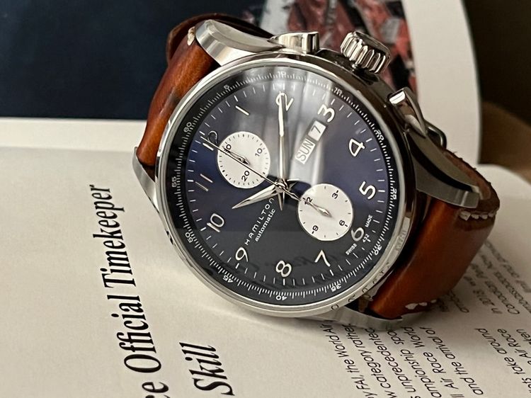 Hamilton Jazzmaster Automatic Chronograph ปี 2024 สภาพ 95 รูปที่ 6