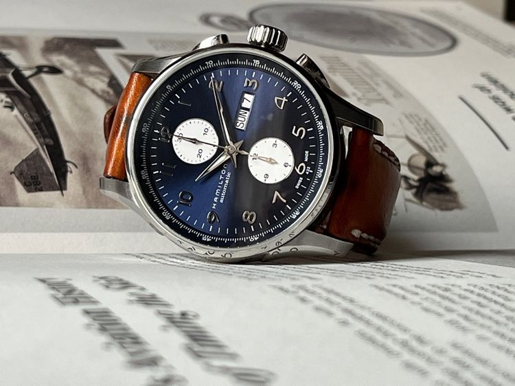 Hamilton Jazzmaster Automatic Chronograph ปี 2024 สภาพ 95 รูปที่ 12