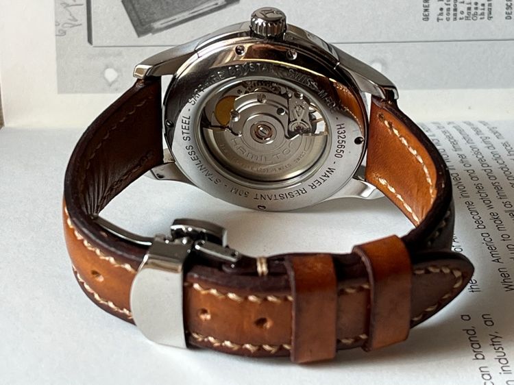 Hamilton Jazzmaster Open Heart กล่องใบครบ รูปที่ 7