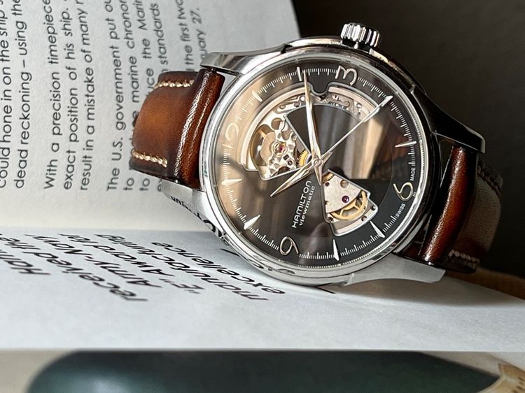 Hamilton Jazzmaster Open Heart กล่องใบครบ รูปที่ 14