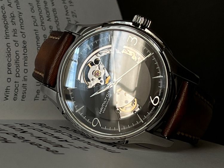 Hamilton Jazzmaster Open Heart กล่องใบครบ รูปที่ 3