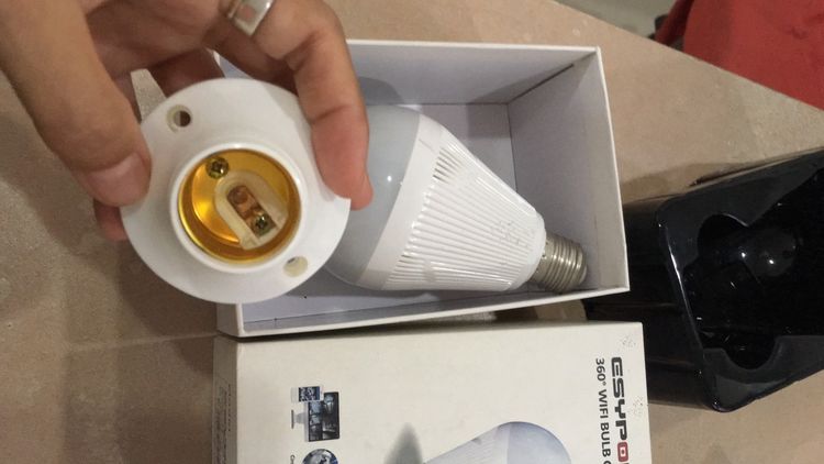 กล้องหลอดไฟวงจรปิด 360 องศา ใช้งานปกติ รูปที่ 7