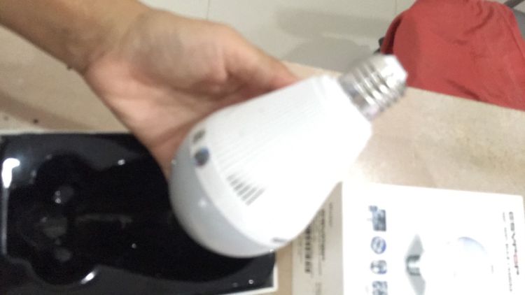 กล้องหลอดไฟวงจรปิด 360 องศา ใช้งานปกติ รูปที่ 3