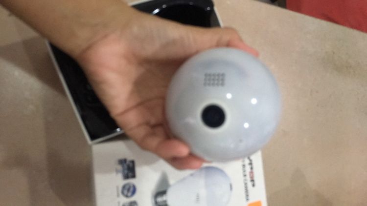 กล้องหลอดไฟวงจรปิด 360 องศา ใช้งานปกติ รูปที่ 4