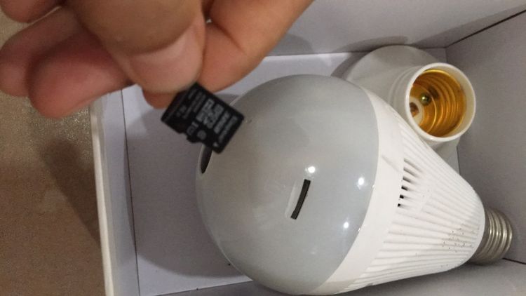 กล้องหลอดไฟวงจรปิด 360 องศา ใช้งานปกติ รูปที่ 8