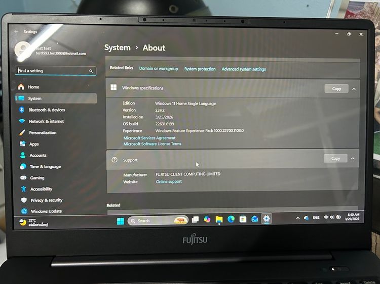 computer laptop Fujitsu 9C13A1 รูปที่ 10