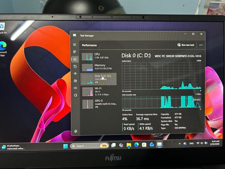 computer laptop Fujitsu 9C13A1 รูปที่ 13