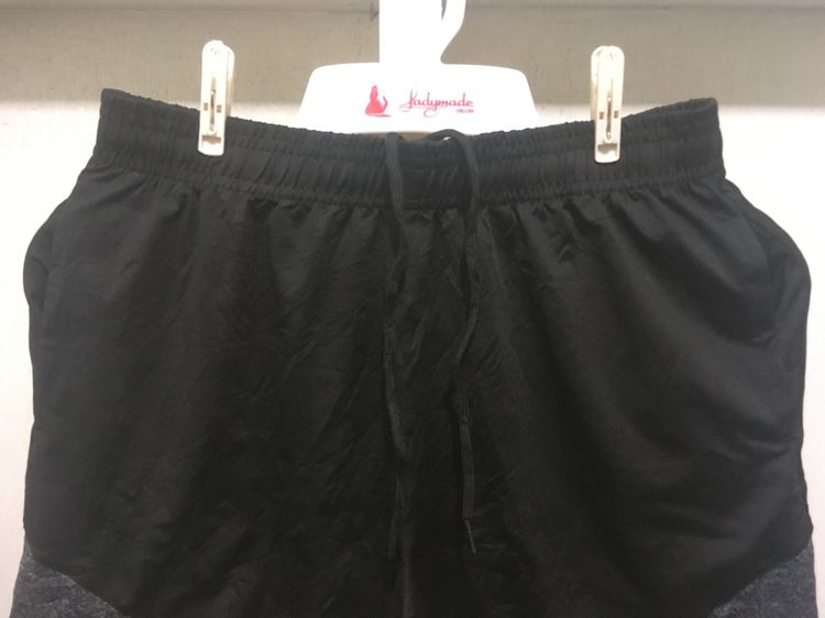 กางเกงขาสั้น  สีดำตัดเทา รูปที่ 4