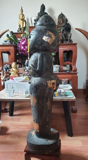 หลวงพ่อกวย ไม้ค้ำโบสถ์ ตัวใหญ่ สร้างน้อยมากๆ รูปที่ 3