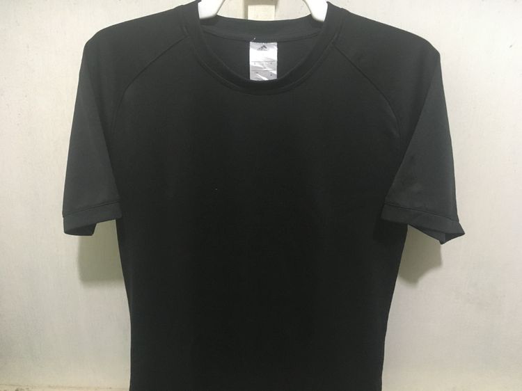 เสื้อกีฬา CLIMALITE แบรนด์ ADIDAS แพ็คคู่ (สินค้ามีตำหนิ) สีเขียวมะนาวกับสีดำ รูปที่ 12