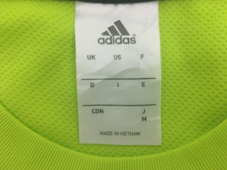 เสื้อกีฬา CLIMALITE แบรนด์ ADIDAS แพ็คคู่ (สินค้ามีตำหนิ) สีเขียวมะนาวกับสีดำ รูปที่ 7