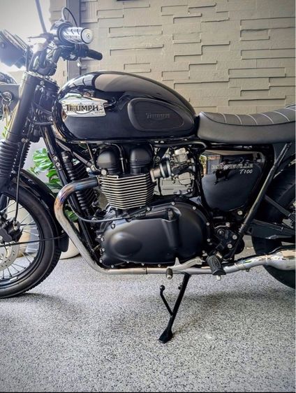 Triumph T100 Black 2015 รูปที่ 3