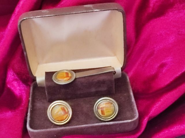 เซตคลิปไทด์และกระดุม ลาย United Nations New York City รูปที่ 3