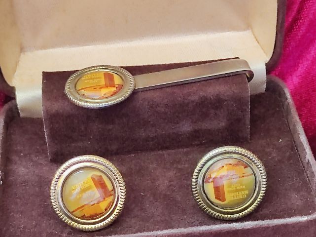 เซตคลิปไทด์และกระดุม ลาย United Nations New York City รูปที่ 2