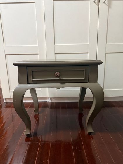 โต๊ะไม้สักสีเขียวสภาพตามรูป รูปที่ 5