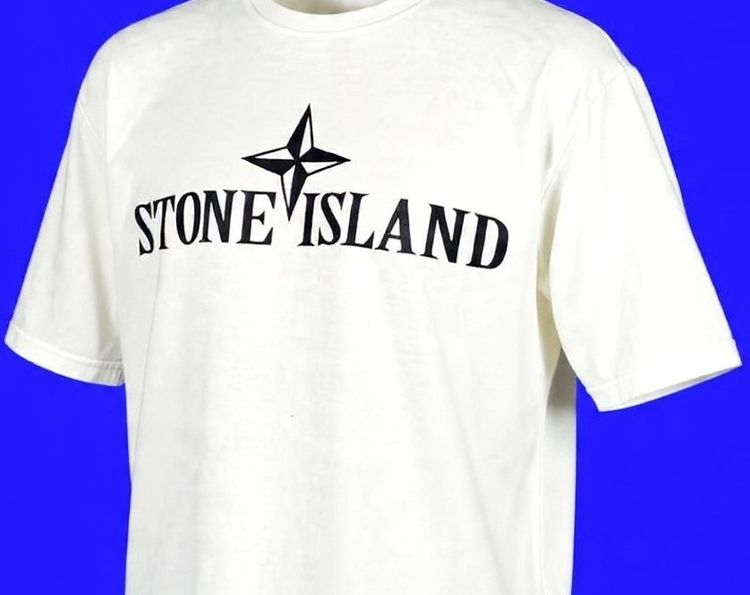 Stone Island - Compass-print cotton Landscape T-shirt รูปที่ 3