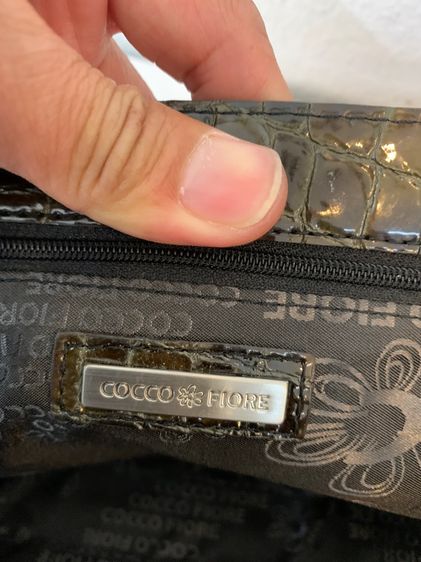 กระเป๋าสะพายหนังจระเข้ แบรนด์ COCCO FIORE สวยๆ 990 บาท รูปที่ 12