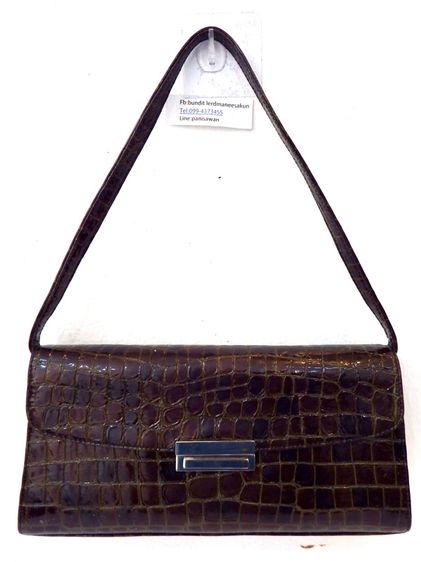 หญิง กระเป๋าสะพายหนังจระเข้ แบรนด์ COCCO FIORE สวยๆ 990 บาท