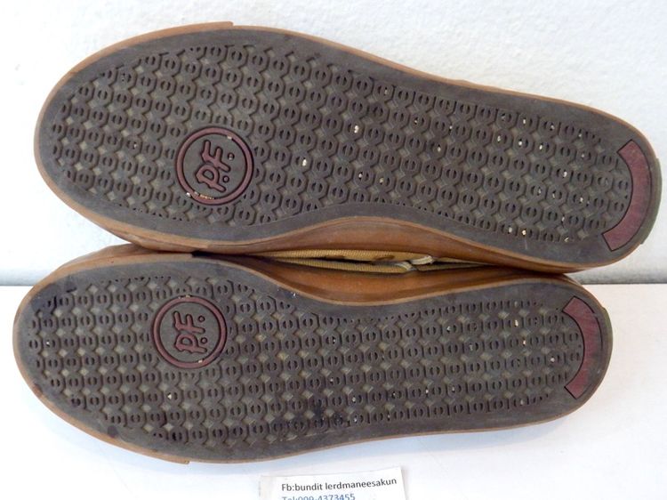 Vintage Bob Cousy brown canvas sneakers ไซร์8.5UK สวยๆ แนววินเทจ 650 บาท รูปที่ 8