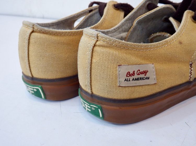 Vintage Bob Cousy brown canvas sneakers ไซร์8.5UK สวยๆ แนววินเทจ 650 บาท รูปที่ 11