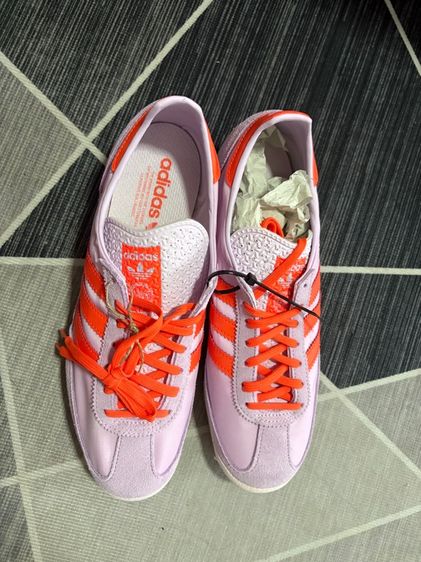 ชมพู หนังสังเคราะห์ รองเท้าผ้าใบ UK 8 | EU 42 | US 9.5 รองเท้า Adidas 