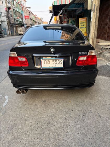 BMW Series 3 2001 318i Sedan เบนซิน ไม่ติดแก๊ส เกียร์อัตโนมัติ ดำ รูปที่ 4
