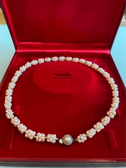 ไข่มุกแท้สีชมพูอ่อน รูปที่ 2