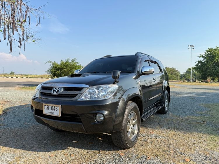Toyota Fortuner 2006 3.0 V 4WD Utility-car ดีเซล ไม่ติดแก๊ส เกียร์อัตโนมัติ ดำ รูปที่ 4