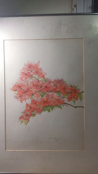 ภาพสีน้ำ รศ.ดร. สรรณรงค์ สิงหเสนีย์