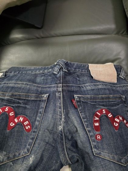 กางเกงยีนส์ของEVISUแท้.💯📌📌 รูปที่ 9
