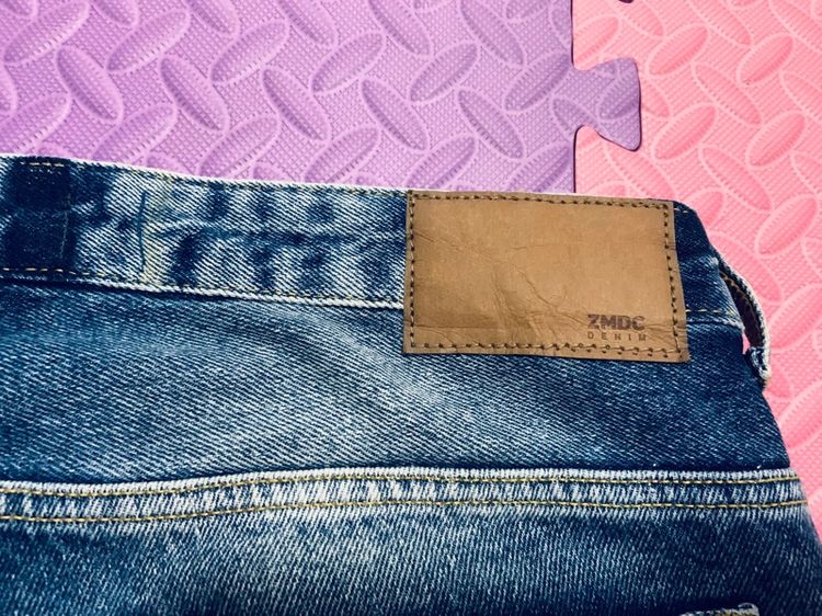 กางเกงยีนส์ ZARA แท้ 💯 size 32 วัดจริงเอว 29-33 ใส่ได้ยาว 39 ปลายขา 6.8 นิ้ว สภาพใหม่มาก ทำเซอร์จากโรงงาน ผ้ายืดหยุ่นดี ทรงสวย  รูปที่ 8
